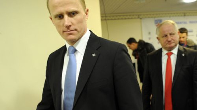 Artis Ābols un Jūliuss Šuplers
Foto: Romāns Kokšarovs, Sporta Avīze, f64