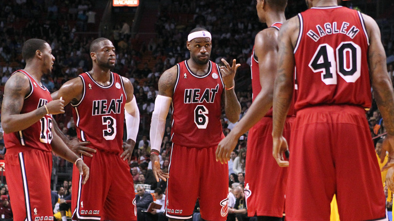Maiami "Heat" basketbolisti
Foto: AP/Scanpix