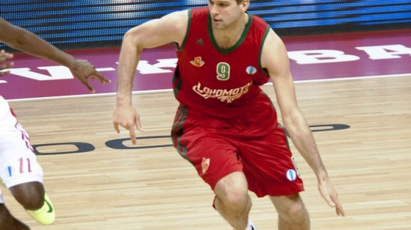 Mants Kalnietis - VTB februāra mēneša MVP! Foto: lokobasket.com