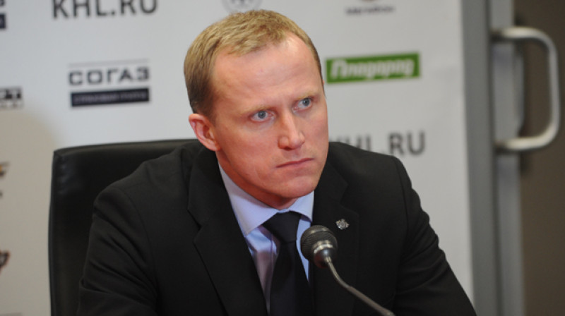 Artis Ābols pēc spēles Doņeckā
Foto: hcdonbass.com