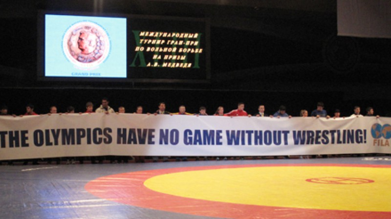 Protesta akcija pirms turnīra
Foto: mst.by