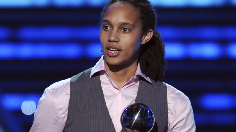 Britnija Grainere: 2012. gada NCAA čempione un 2013. gada WNBA drafta favorīte
Foto: AP/Scanpix