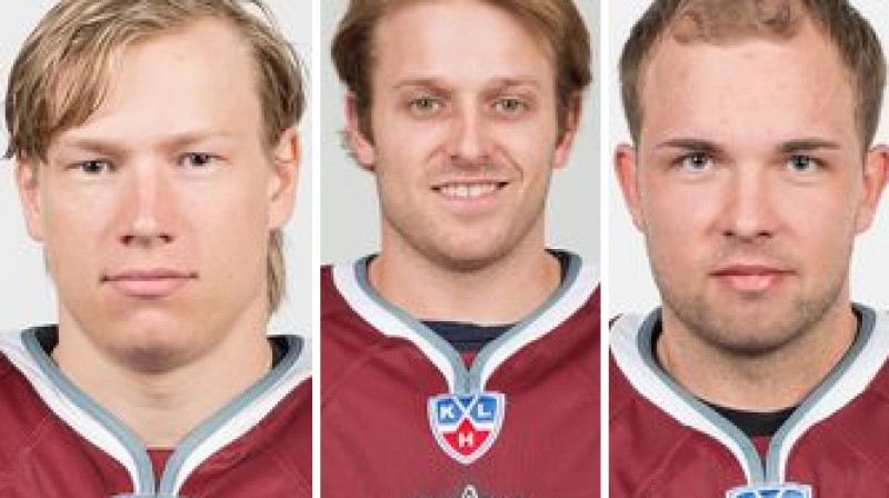 Andris Džeriņš, Pols Šehura, Roberts Bukarts
Foto: khl.ru