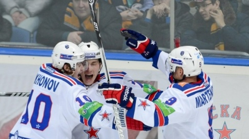 SKA komandas uzbrukums šovakar bija uzdevumu augstumos
Foto: www.ska.ru