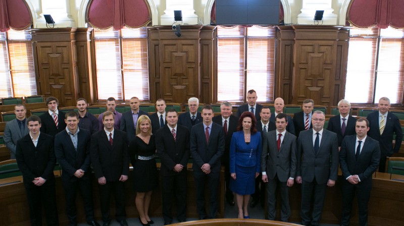 Ziemas sportisti Saeimā
Foto: Ernests Dinka, Saeimas Kanceleja