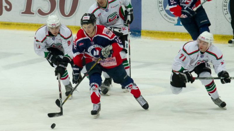 K. Ozoliņš šovakar atklāja spēles rezultātu.
Foto:khl/mhl/ru