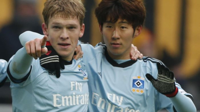 Artjoms Rudņevs un Hinmins Sons
Foto: AP/Scanpix