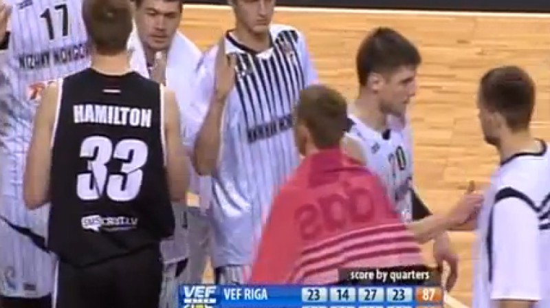 Pēc mača
Foto: no "VTB United League" video