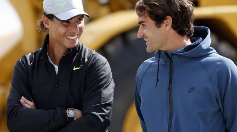 Rafaels Nadals un Rodžers Federers
Foto: Reuters/Scanpix