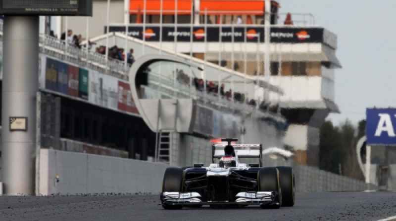 Kuglana veidotā "Williams/Renault FW35" formula
Foto: SIPA/Scanpix