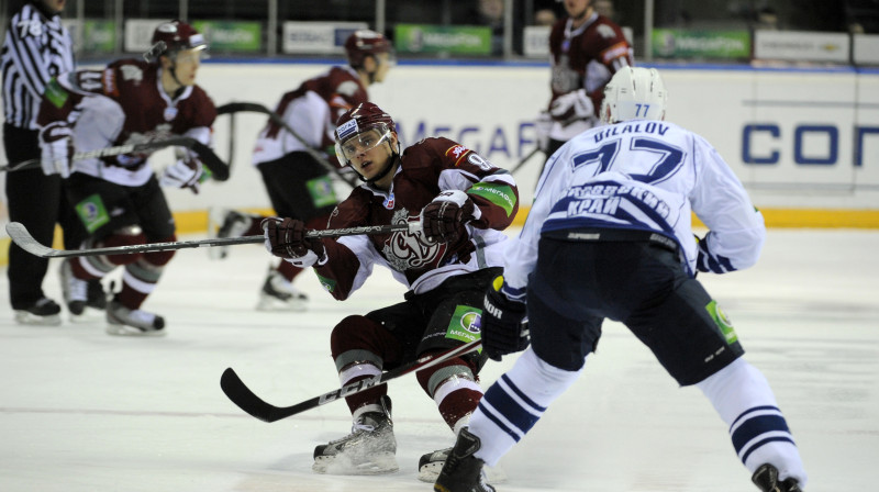 Juris Upītis šovakar guva savus ceturtos un piektos vārtus Cerības kausa izcīņā
Foto: Romāns Kokšarovs, Sporta Avīze, f64
