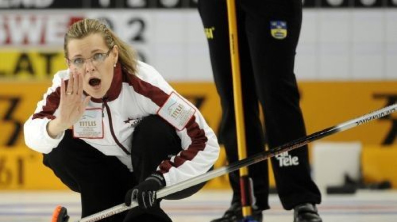 Latvijas kapteine Iveta Staša-Šaršūne
Foto: Romāns Kokšarovs, Sporta Avīze, f64