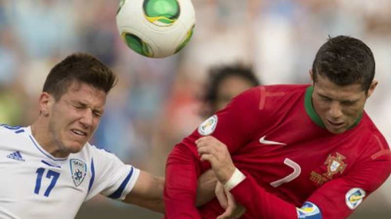 Rami Geršons un Krištianu Ronaldu
Foto: AFP/Scanpix