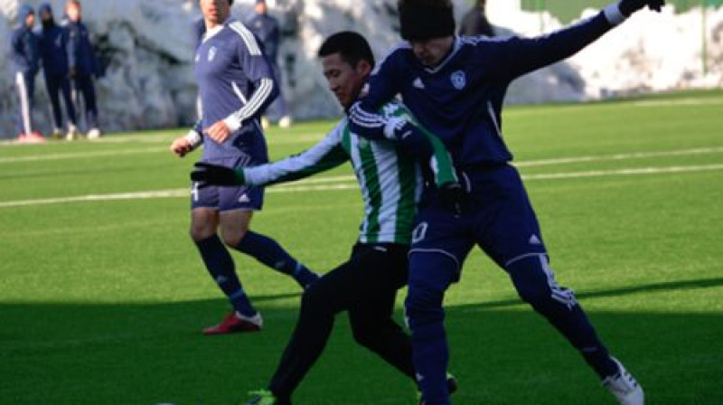 Epizode no spēles starp Rīgas "Daugavu" un "Žalgiri"
Foto: www.zalgiris-vilnius.lt