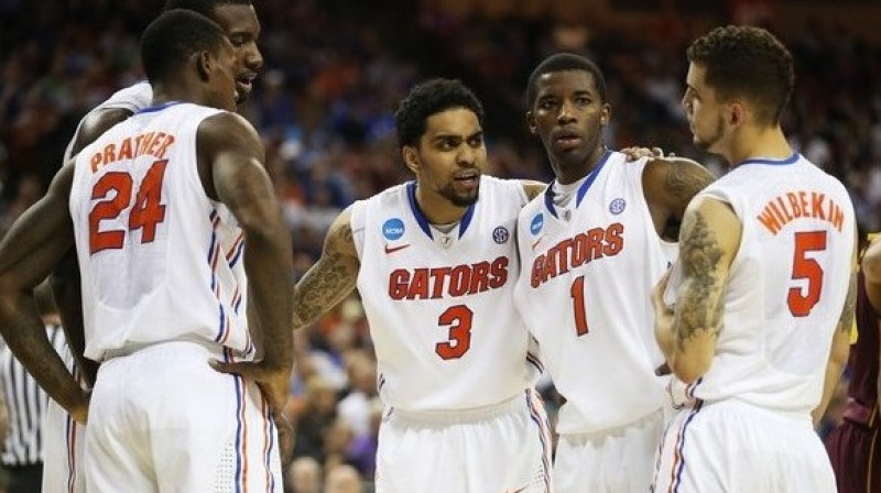 "Florida Gators" basketbolisti svētdien iekļuva valsts 16 labāko komandu vidū
Foto: AFP/Scanpix