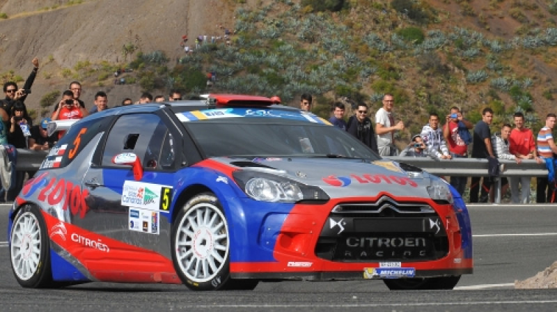 Kubica pirms avārijas Kanāriju salās
Foto: fiaerc.com