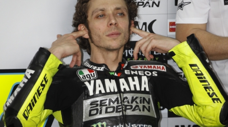 Valentino Rosi bija ātrākais testu otrajā dienā
Foto: SCANPIX SWEDEN