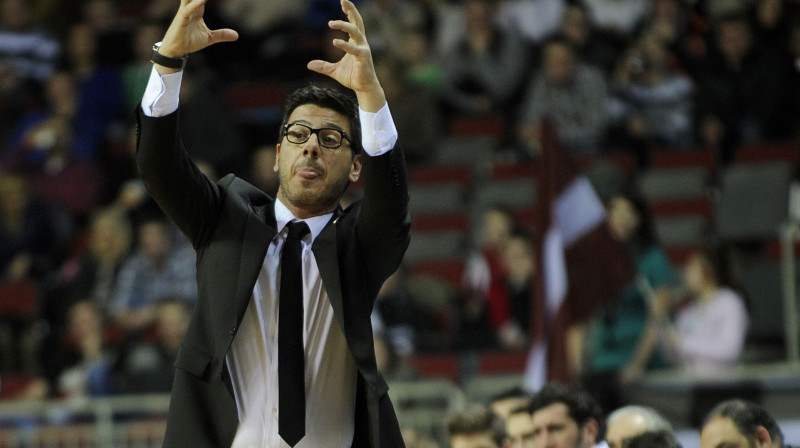 Fotis Kacikaris un "Bilbao Basket" pirmo reizi spēlēs Eiropas kausa finālā
Foto: Romāns Kokšarovs, Sporta Avīze, f64