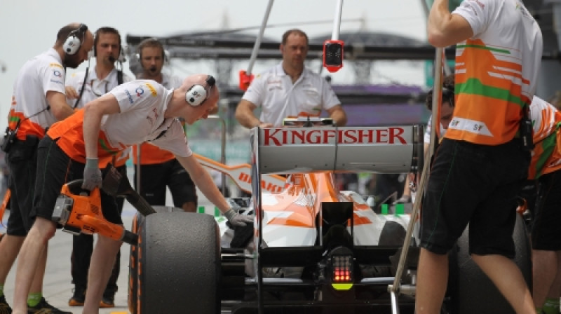 "Force India" darbs boksos
Foto: Digitale/Scanpix