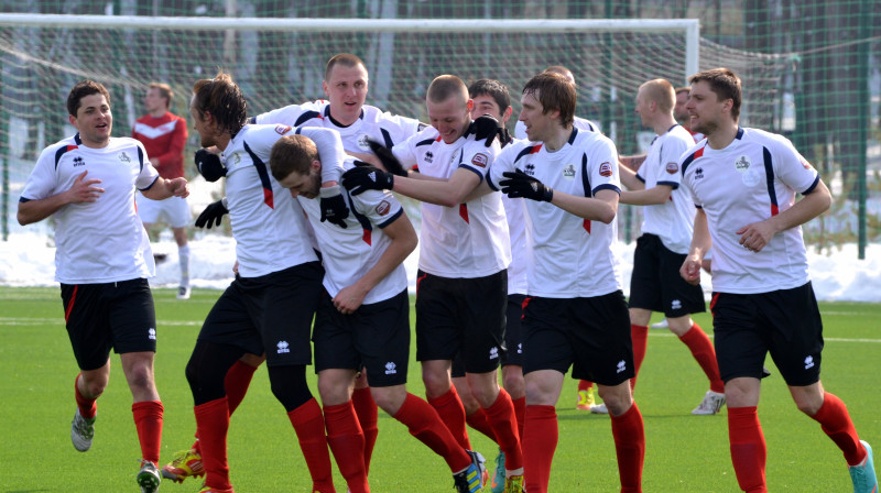 "Ilūkstes" futbolisti pēdējās sekundēs izrauj neizšķirtu
Foto: M.Jankovskis, Sportacentrs.com