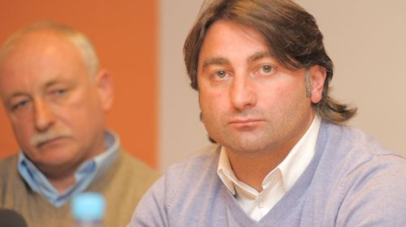 Tamazs Pertija un fonā - Mihails Koņevs
Foto: Gints Ivuškāns, F64