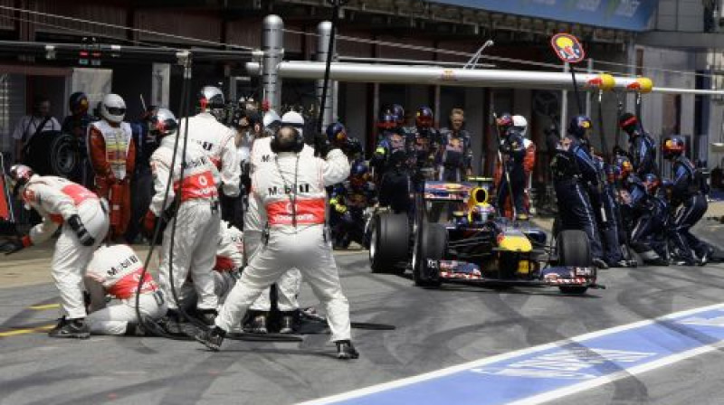 Marka Vēbera pitstops Malaizijas GP
Foto: SCANPIX SWEDEN