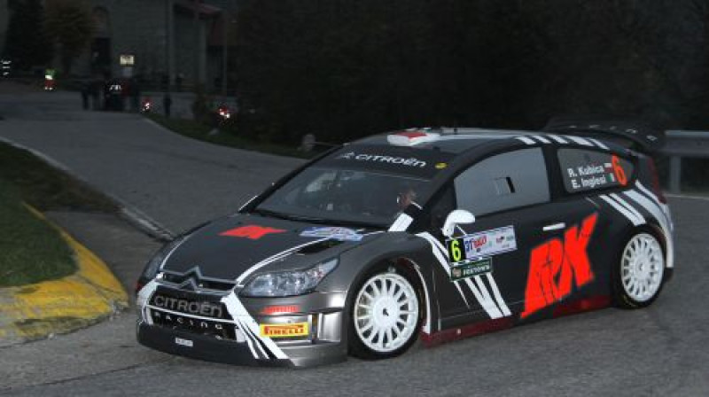 Roberts Kubica pie "Citroen C4 WRC" stūres
Foto: SCANPIX SWEDEN