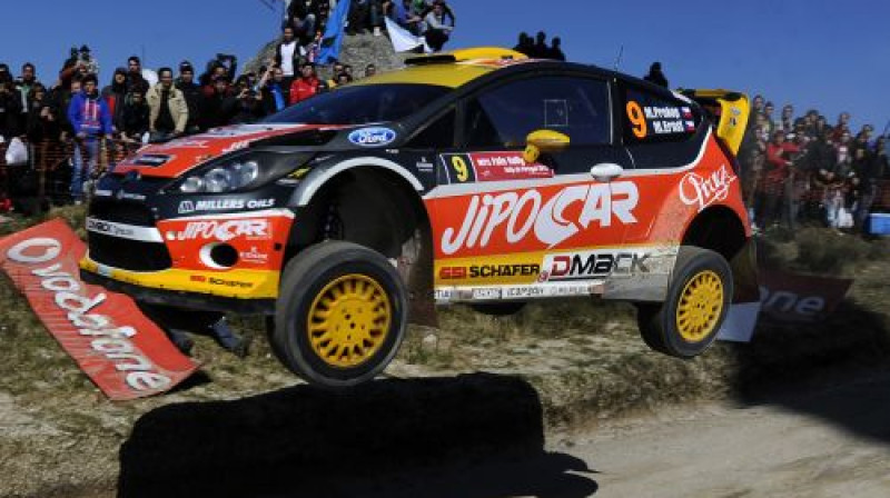 Fafe rallijsprinta trešās 3. vietas ieguvējs Prokops
Foto: SCANPIX SWEDEN