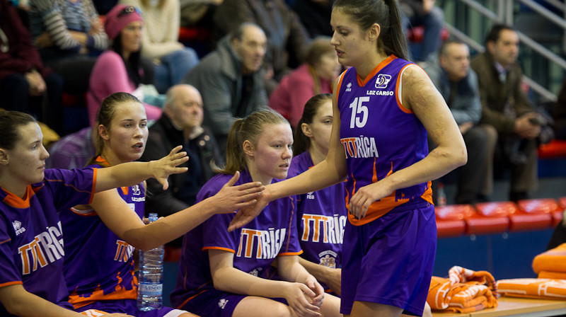 "TTT Rīga" spēlētājas
Foto: Zigismunds Zālmanis