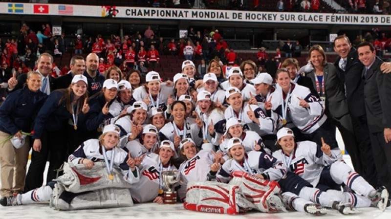 ASV izlase - pasaules čempione
Foto: iihf.com