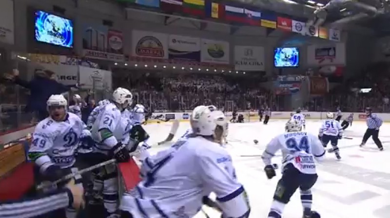 Maskavas "Dynamo" - KHL čempioni 2013
Foto: no KHL video