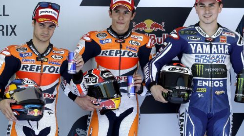Pedrosa, Markess un Lorenco
Foto: SCANPIX SWEDEN