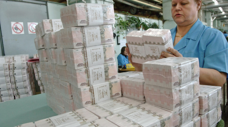Krievijas rubļi
Foto: ITAR-TASS / Scanpix