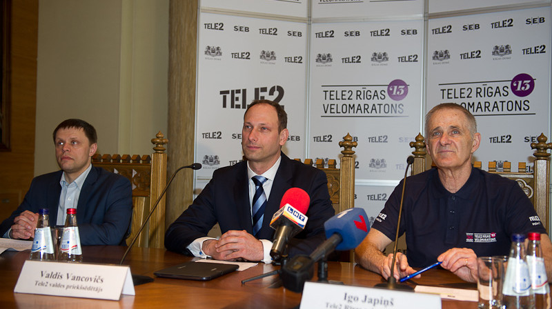 Tele 2 Rīgas velomaratona vadība