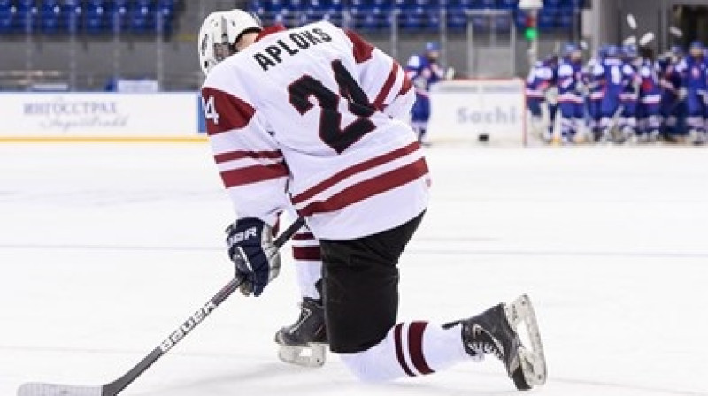 Olafs Aploks pēc zaudējuma
Foto: Matthew Murnaghan/HHOF-IIHF Images