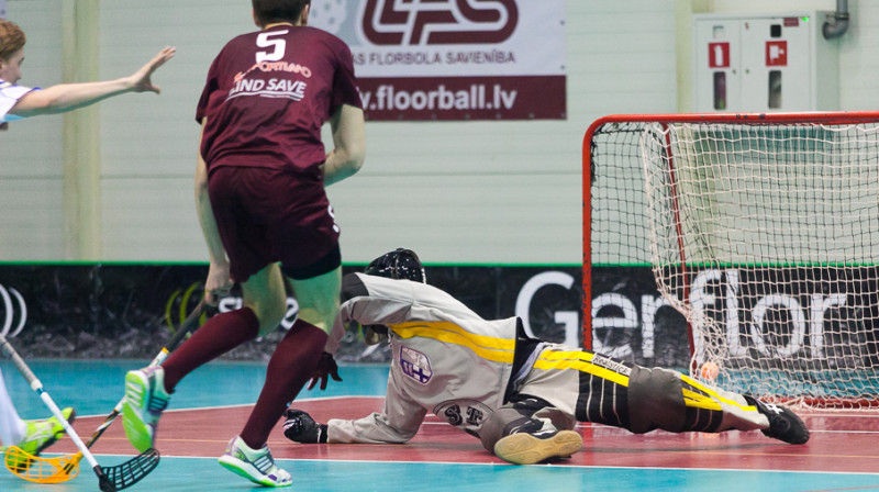 Ringolds Kalniņš gūst Latvijas izlases goda vārtus
Foto: Raivo Sarelainens