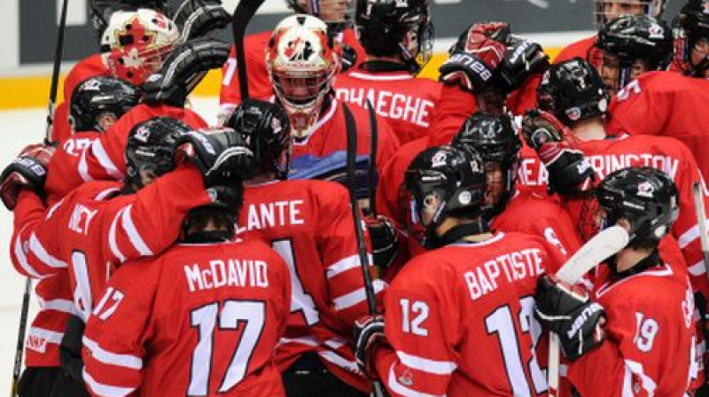 Vai Kanāda beidzot apturēs ASV dominanci U-18 čempionātos?
Foto: AFP/Scanpix