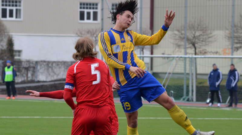 Vienīgo vārtu autors Igors Tarasovs 
Foto: M.Jankovskis, Sportacentrs.com