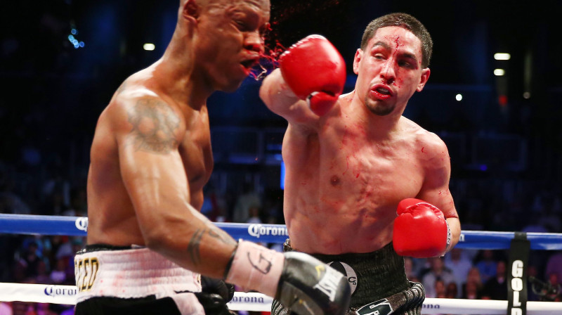 Zabs Džuda saņem sitienu no Denija Garsijas
Foto: AFP/Scanpix