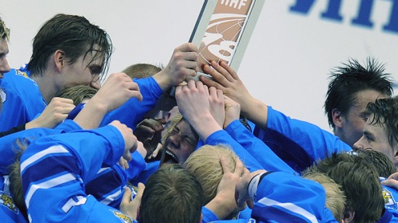 Somijas U-18 hokeja izlase
Foto: AFP/Scanpix