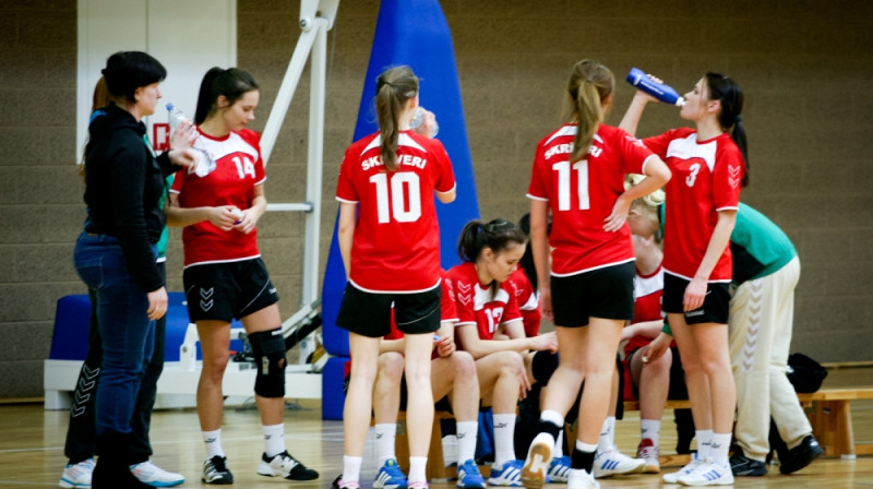 Skrīveri handbolistes
Foto: Helmuts Tihanovs