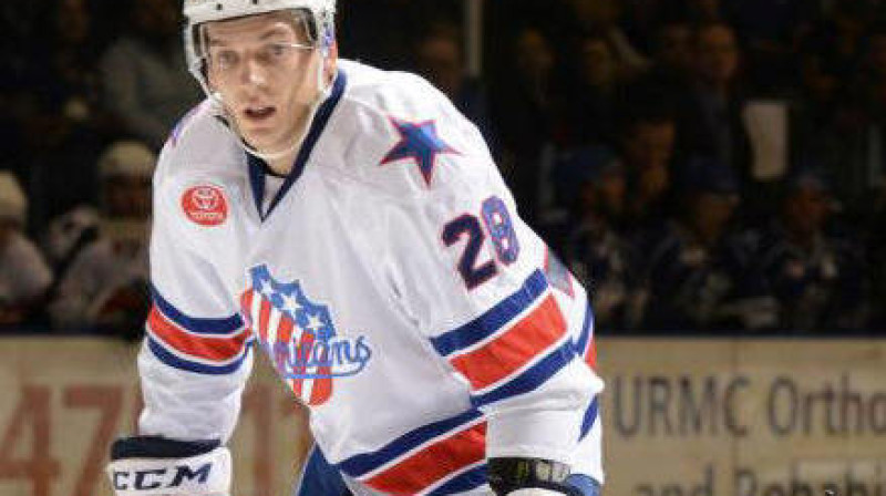 Vai Zemgus Girgensons nonāks līdz izlasei jau šosezon? Un vai Nolanam vajag? Foto: Rochester Americans ofic. profils facebook.com lapā (Micheline V.)