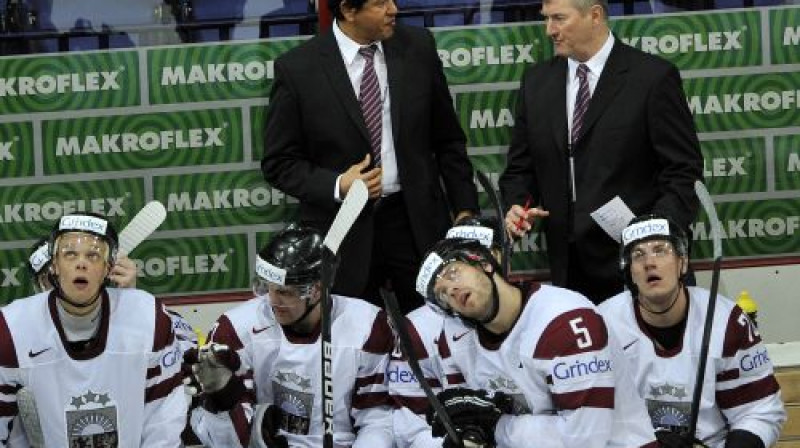 Teds Nolans un Latvijas izlase
Foto: Romāns Kokšarovs, Sporta Avīze/f64