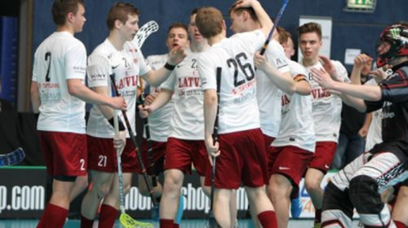 Latvijas U-19 florbola izlase
Foto: Ritvars Raits