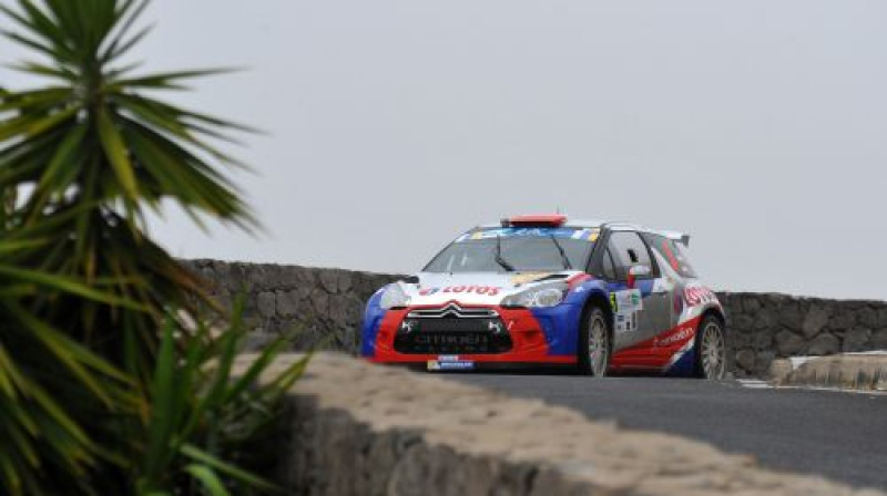 Roberts Kubica rallijā Kanāriju salās
Foto: fiaerc.com