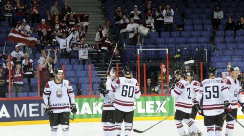 Latvijas izlase
Foto: Romāns Kokšarovs, Sporta Avīze/f64