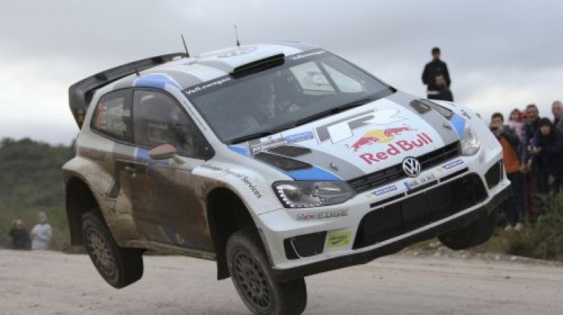 "Volkswagen" komandas WRC auto
Foto: SCANPIX SWEDEN
