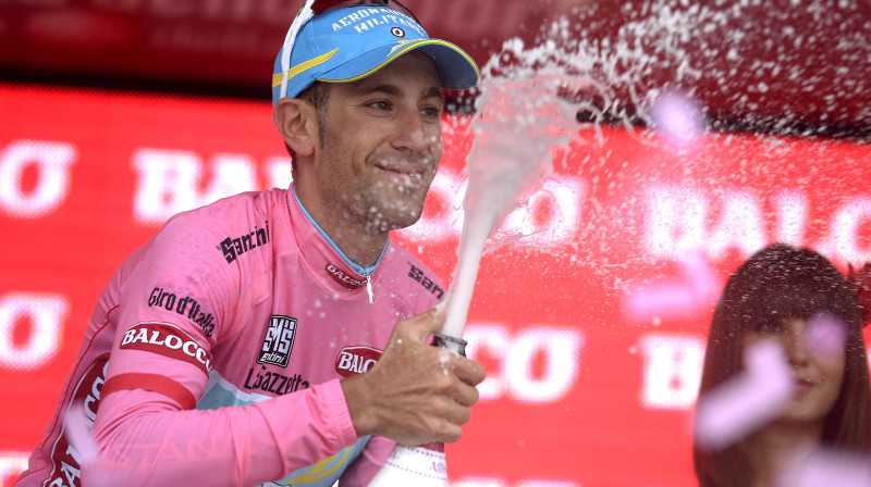 Kopvērtējuma līderis Vinčenzo Nibali
Foto: AP/Scanpix