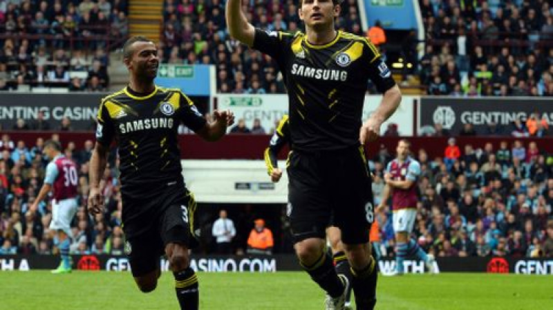 Frenks Lempards pēc vārtu guvuma
AFP/Scanpix