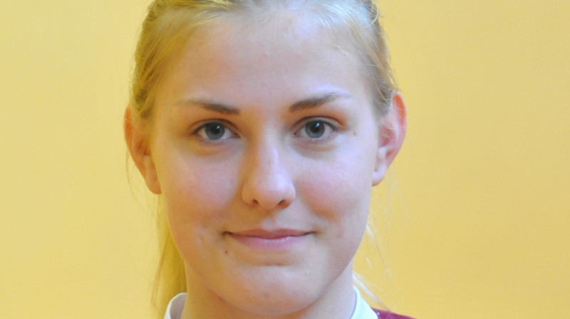 Vinete Bīriņa: 18 punktu, 14 atlēkušu bumbu un 3.BJSS komandas uzvara Swedbank LJBL Venden U17 grupas pusfinālā.
Foto: basket.lv